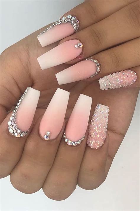 63 Nail Designs and Ideas for Coffin Acrylic Nails